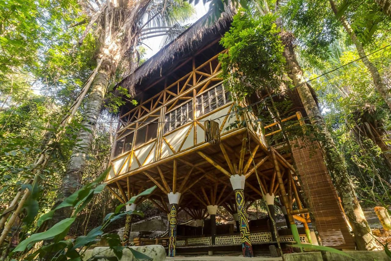 Universo Pol Bamboo Hostel Морро-де-Сан-Паулу Экстерьер фото